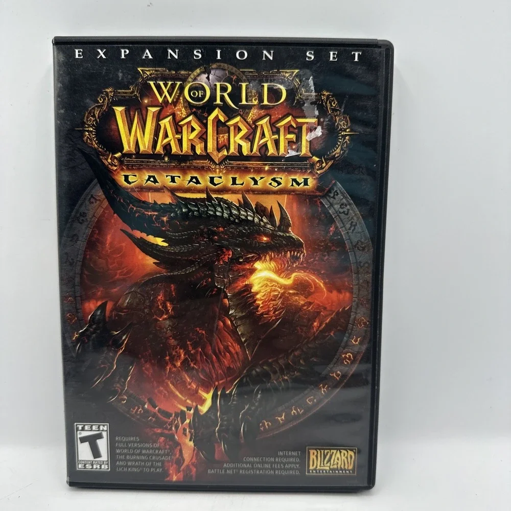 World of Warcraft Cataclysm PC Game DVD -ROM Expansion Set 2010